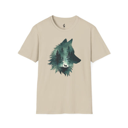 Wolf Silhouette Nature T-Shirt