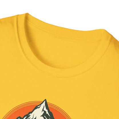 Unisex Softstyle T-Shirt - 'The Mountains Are Calling' Adventure Tee