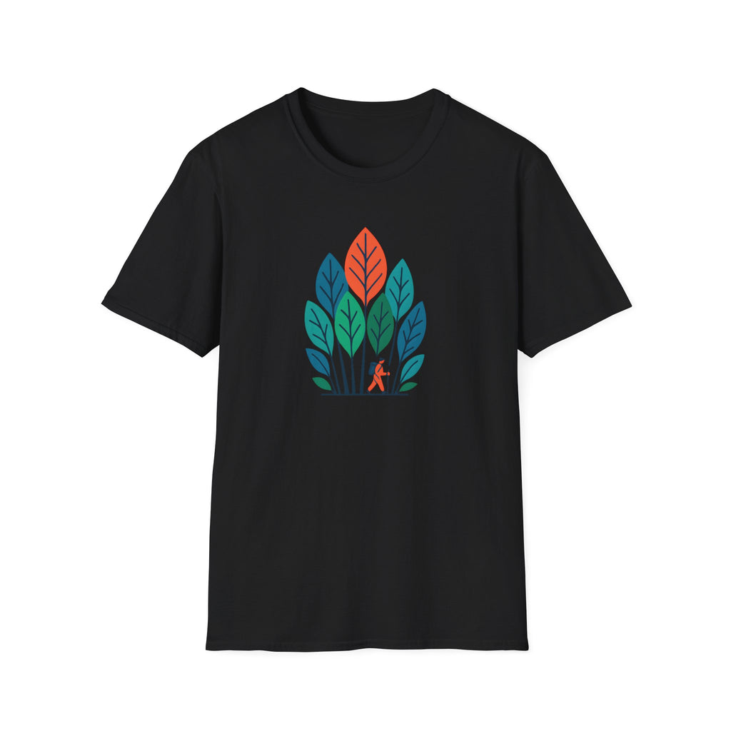 Hiker in Leaves T-Shirt
