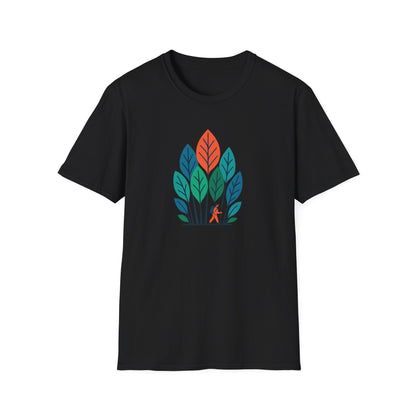 Hiker in Leaves T-Shirt