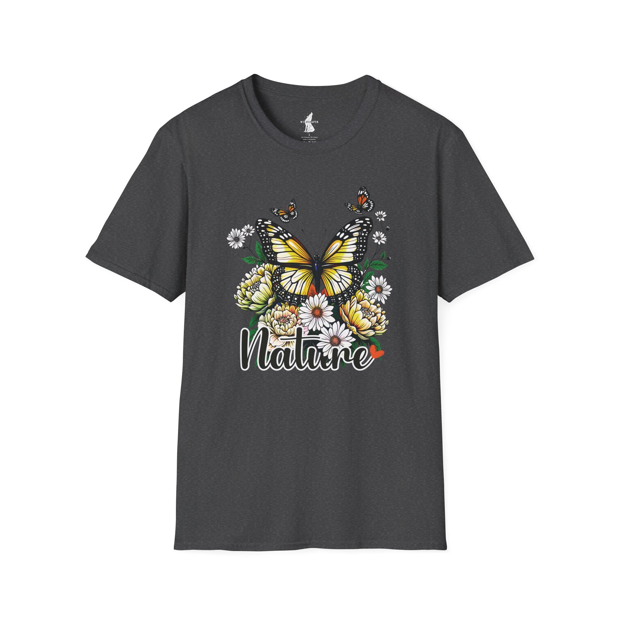 Nature Lover Butterfly Graphic T-Shirt