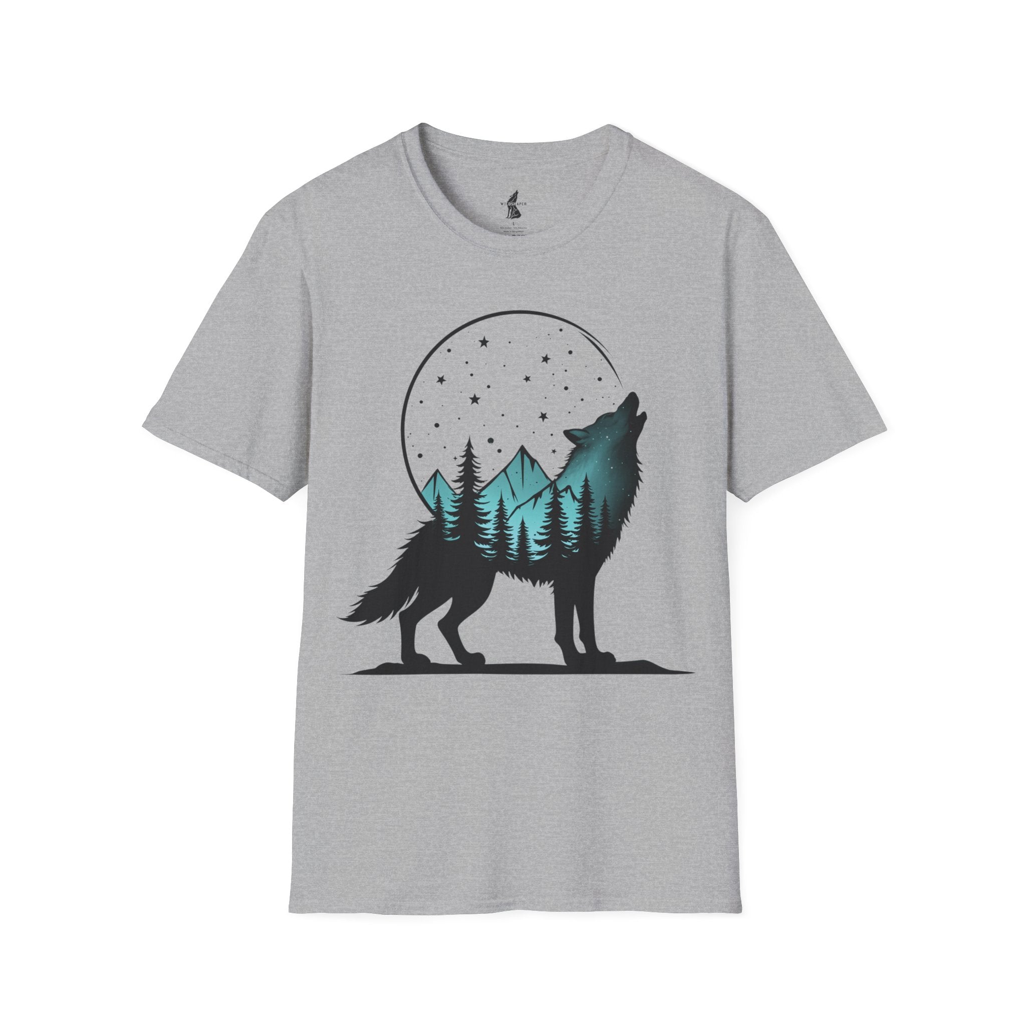Celestial Nature Wolf T-Shirt
