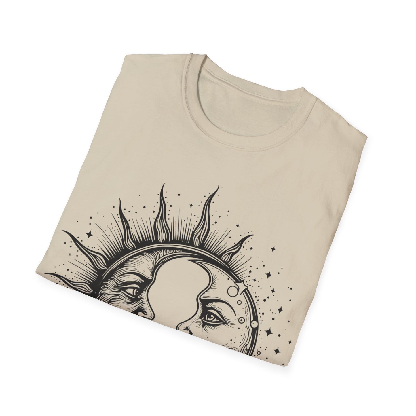 Sun & Moon Graphic Unisex T-Shirt | Celestial Art Tee for All Occasions