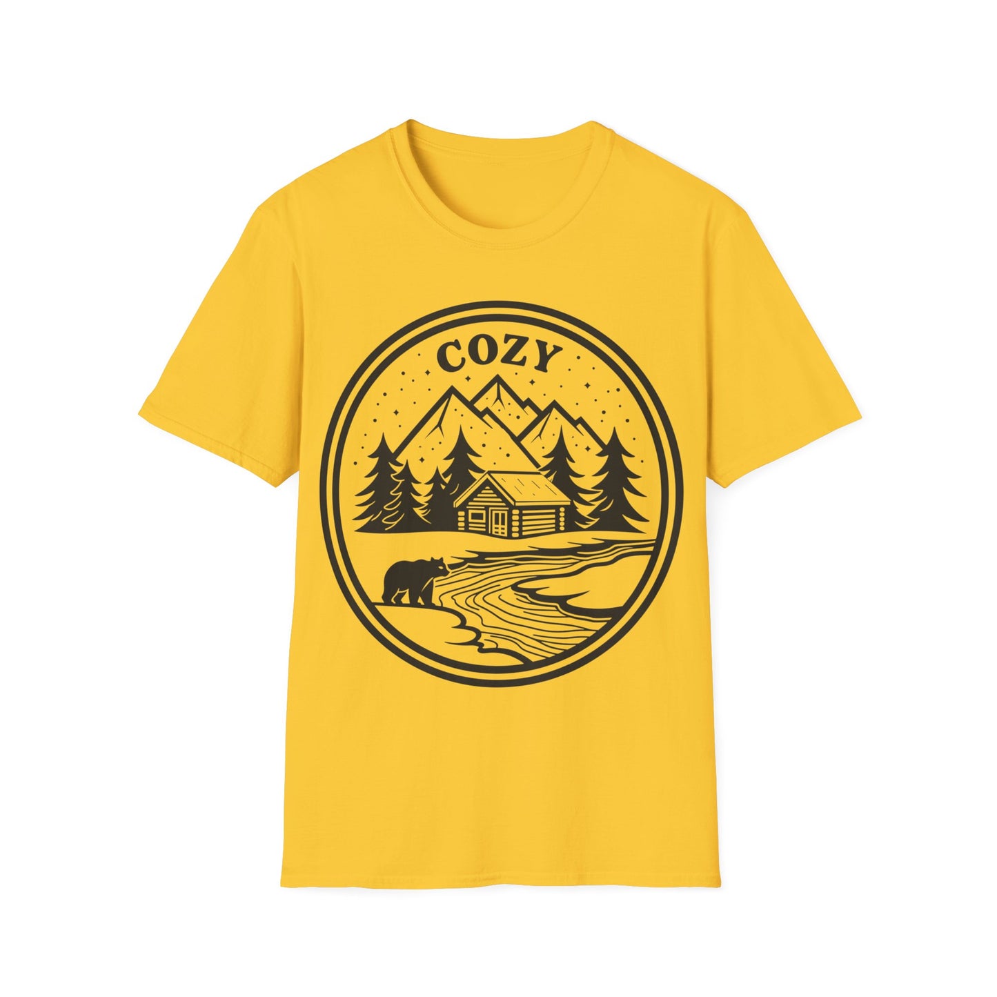 Cozy Cabin Unisex T-Shirt | Nature Inspired Graphic Tee