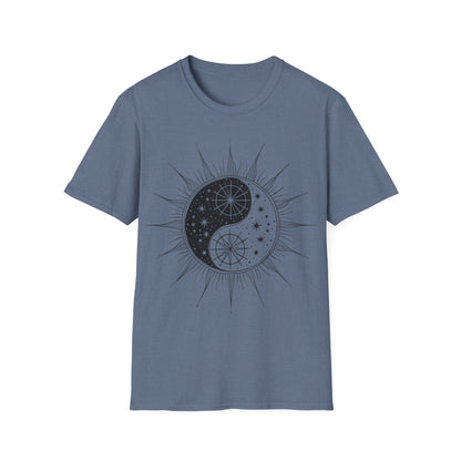 Cosmic Yin Yang Unisex Softstyle T-Shirt