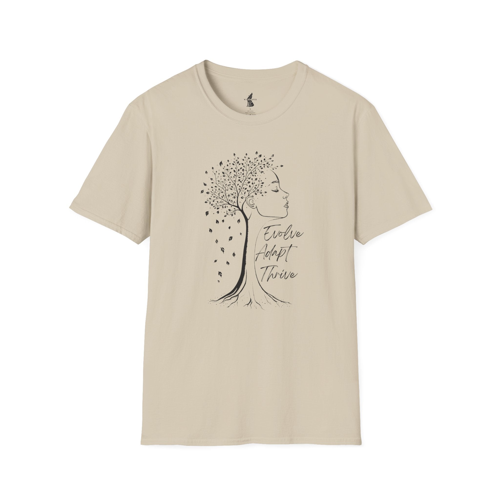 Evolve Adapt Thrive Like Nature Graphic T-shirt