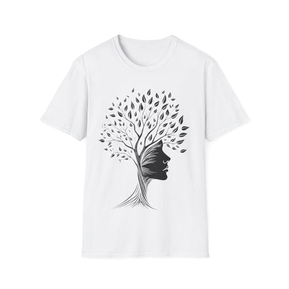 Nature-Inspired Unisex Softstyle T-Shirt - Tree of Life Design