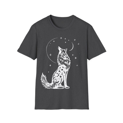 Howling Wolf Graphic Unisex Softstyle T-Shirt - Perfect for Nature Lovers