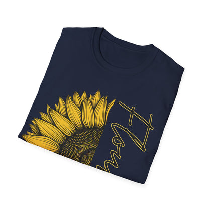 Flourish Sunflower Unisex Softstyle T-Shirt