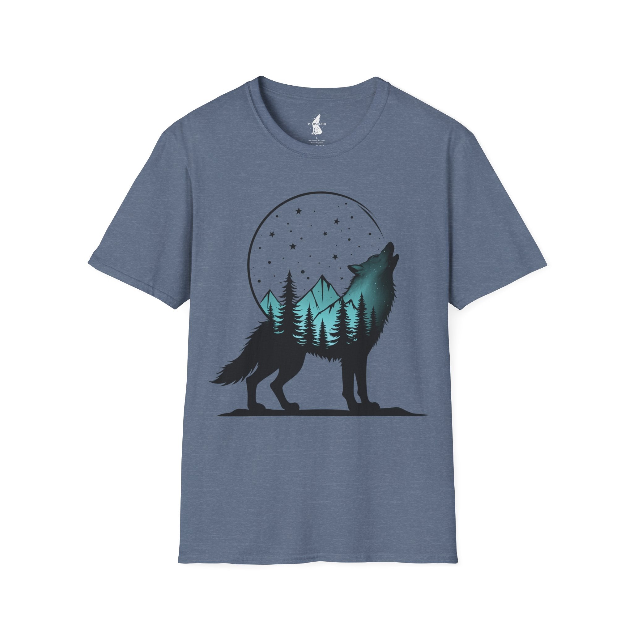 Celestial Nature Wolf T-Shirt