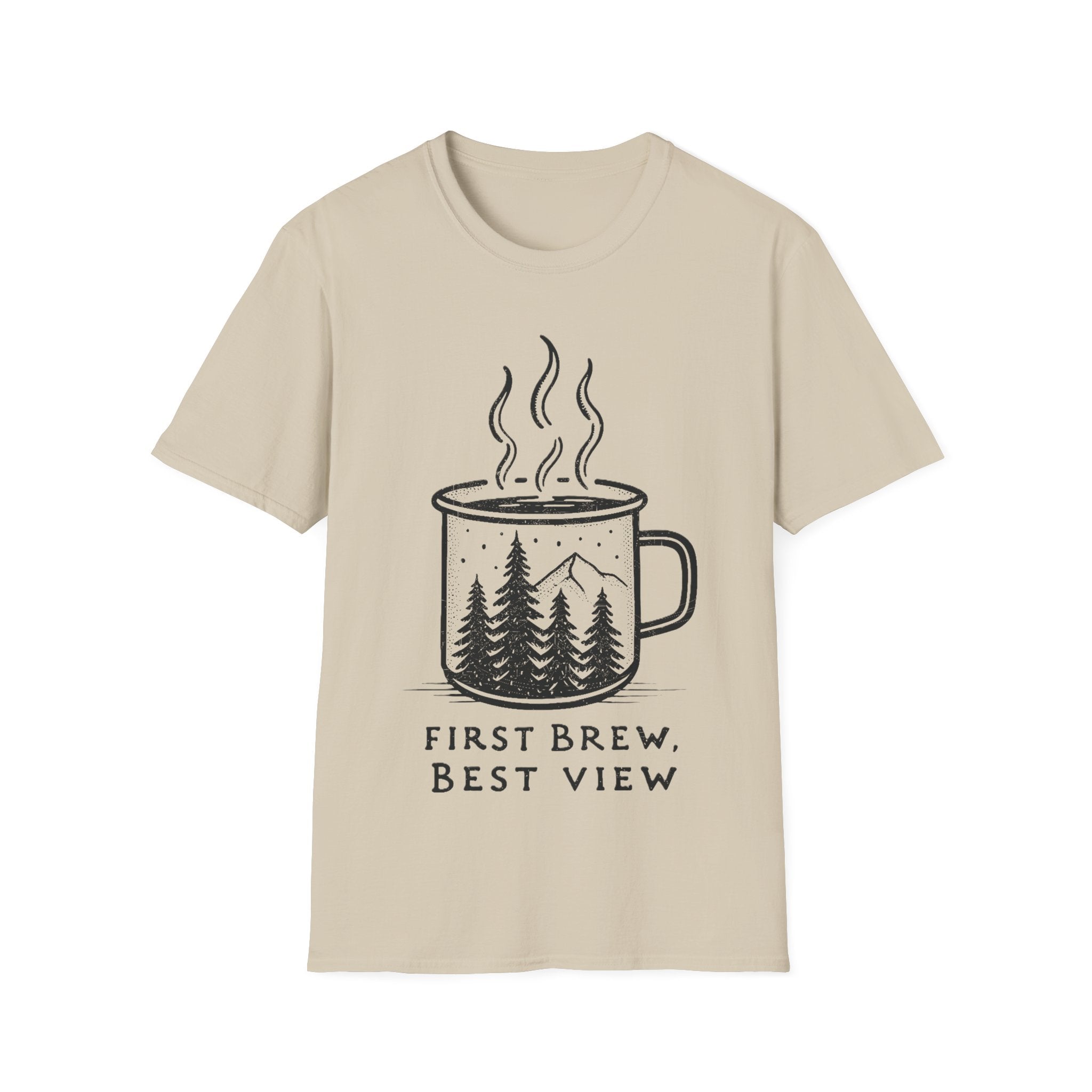First Brew Best View T-Shirt