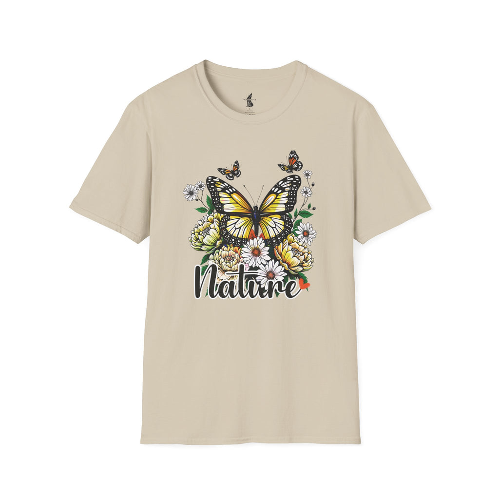 Nature Lover Butterfly Graphic T-Shirt