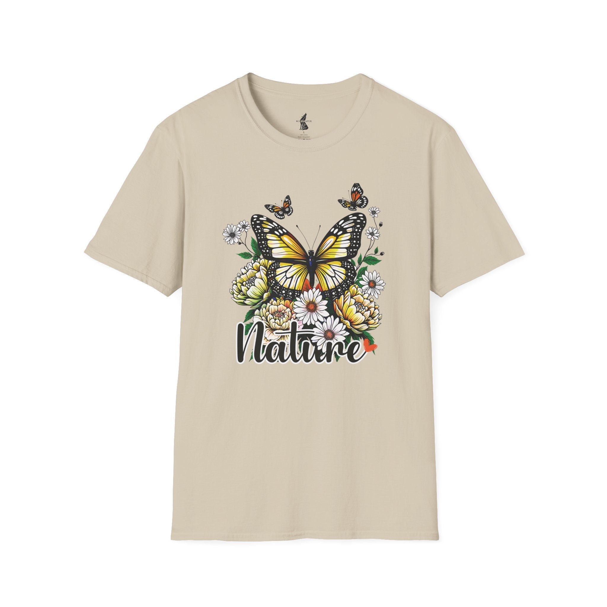 Nature Lover Butterfly Graphic T-Shirt