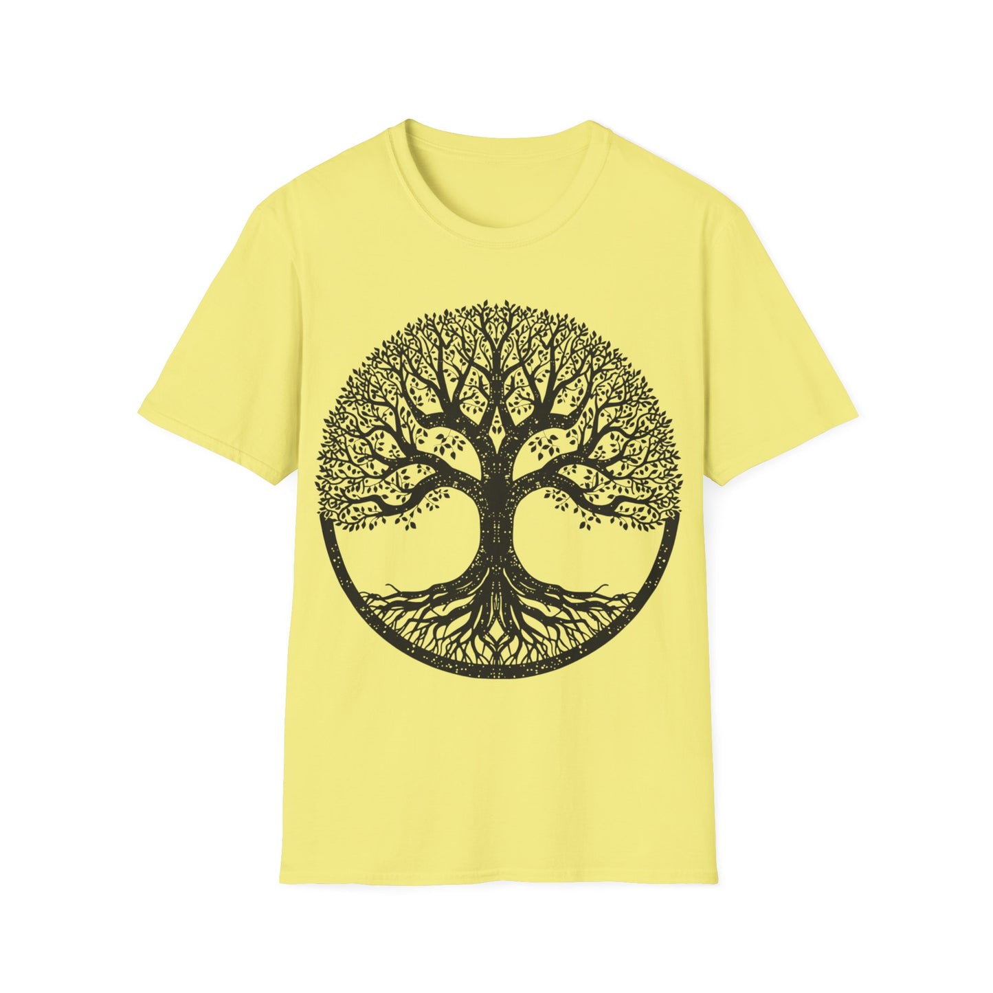 Tree of Life Unisex Softstyle T-Shirt – Nature Inspired Design for Eco-Lovers