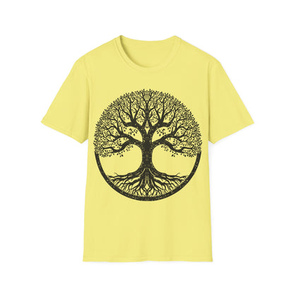 Tree of Life Unisex Softstyle T-Shirt – Nature Inspired Design for Eco-Lovers