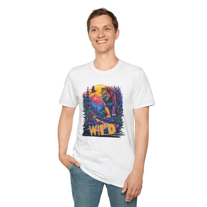 Stay Wild Lion Graphic T-Shirt