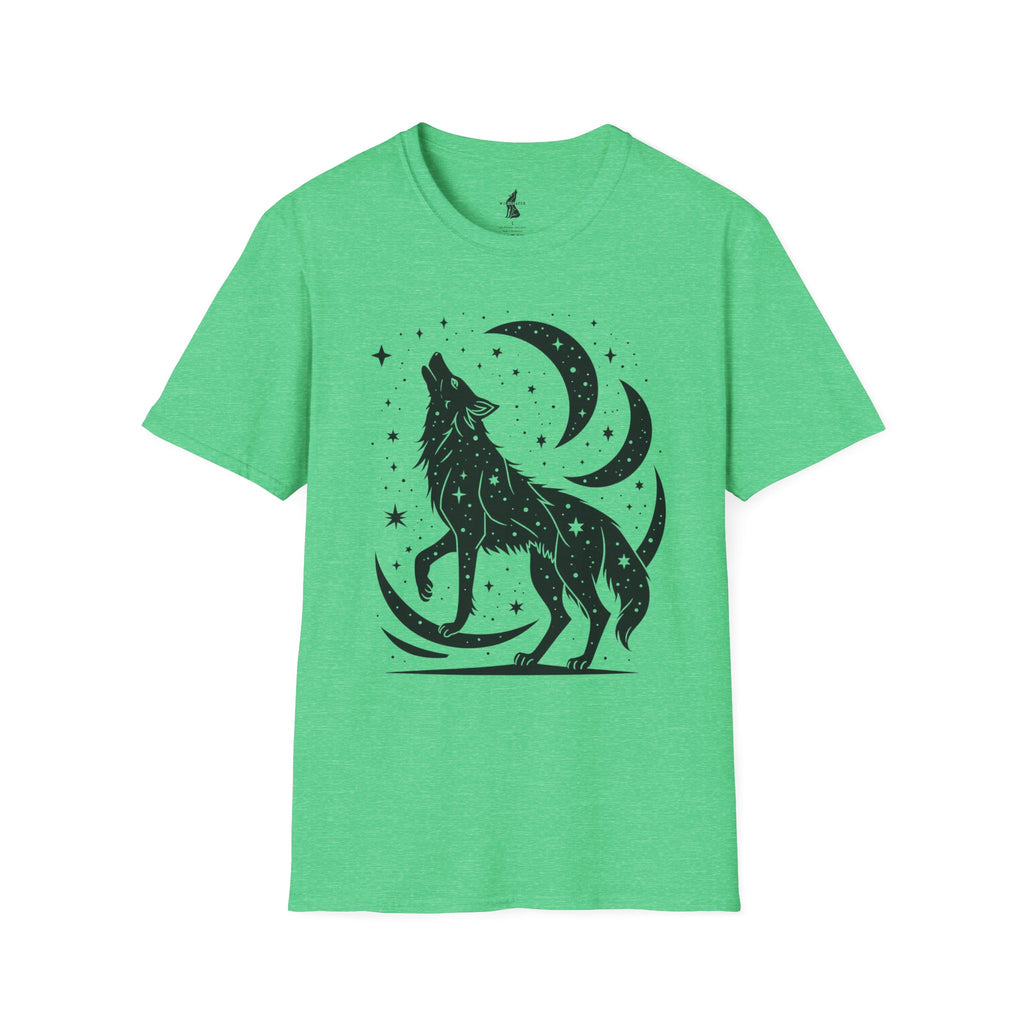 Celestial Howling Wolf T-Shirt