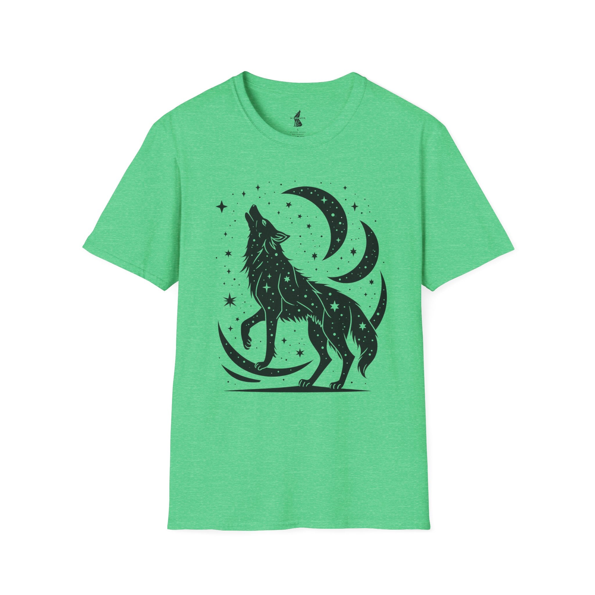Celestial Howling Wolf T-Shirt