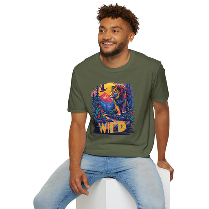 Stay Wild Lion Graphic T-Shirt