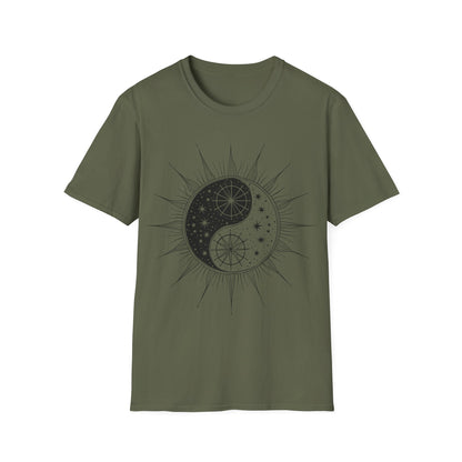 Cosmic Yin Yang Unisex Softstyle T-Shirt