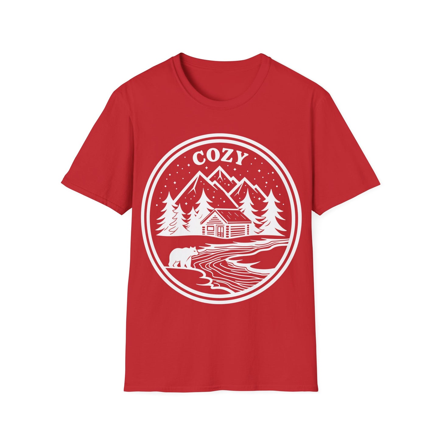 Cozy Cabin Unisex T-Shirt | Nature Inspired Graphic Tee