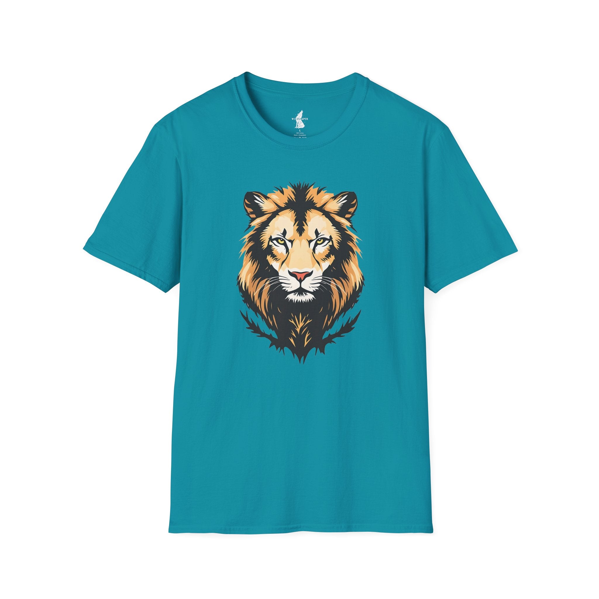 Lion Face Print T-Shirt
