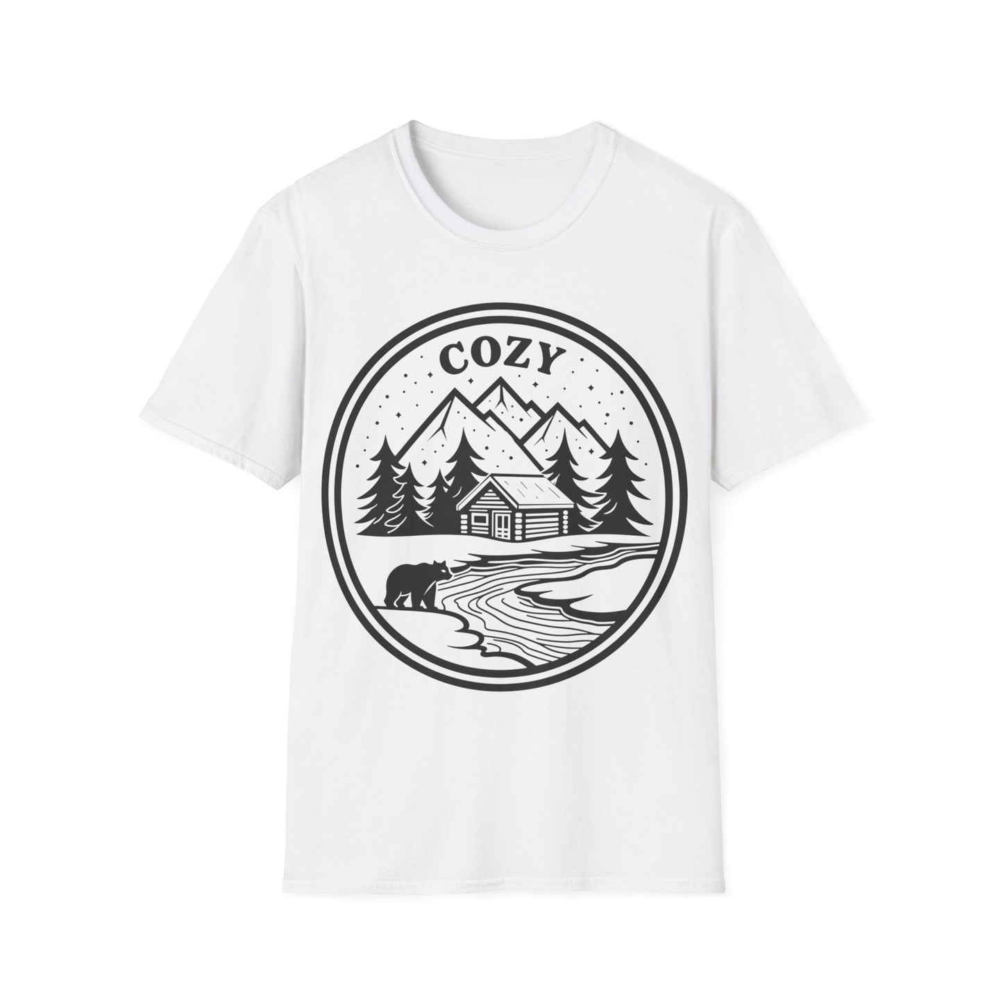 Cozy Cabin Unisex T-Shirt | Nature Inspired Graphic Tee