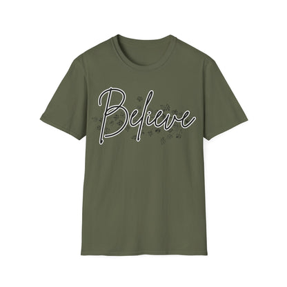 Inspirational 'Believe' Unisex Softstyle T-Shirt - Comfort for Every Occasion