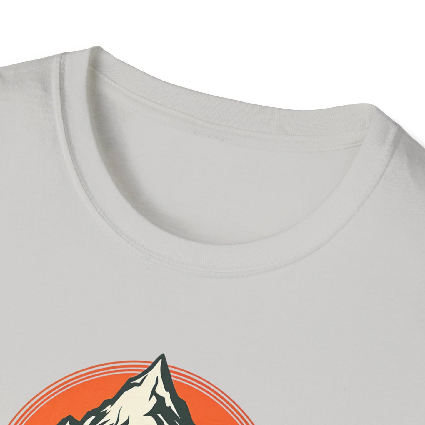 Unisex Softstyle T-Shirt - 'The Mountains Are Calling' Adventure Tee