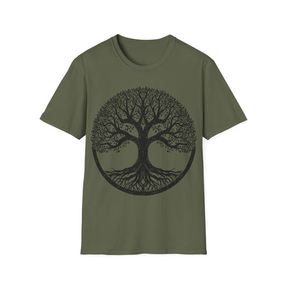 Tree of Life Unisex Softstyle T-Shirt – Nature Inspired Design for Eco-Lovers