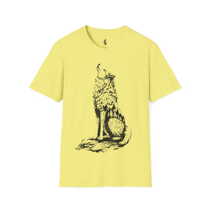 Howling Wolf Silhouette Nature T-Shirt