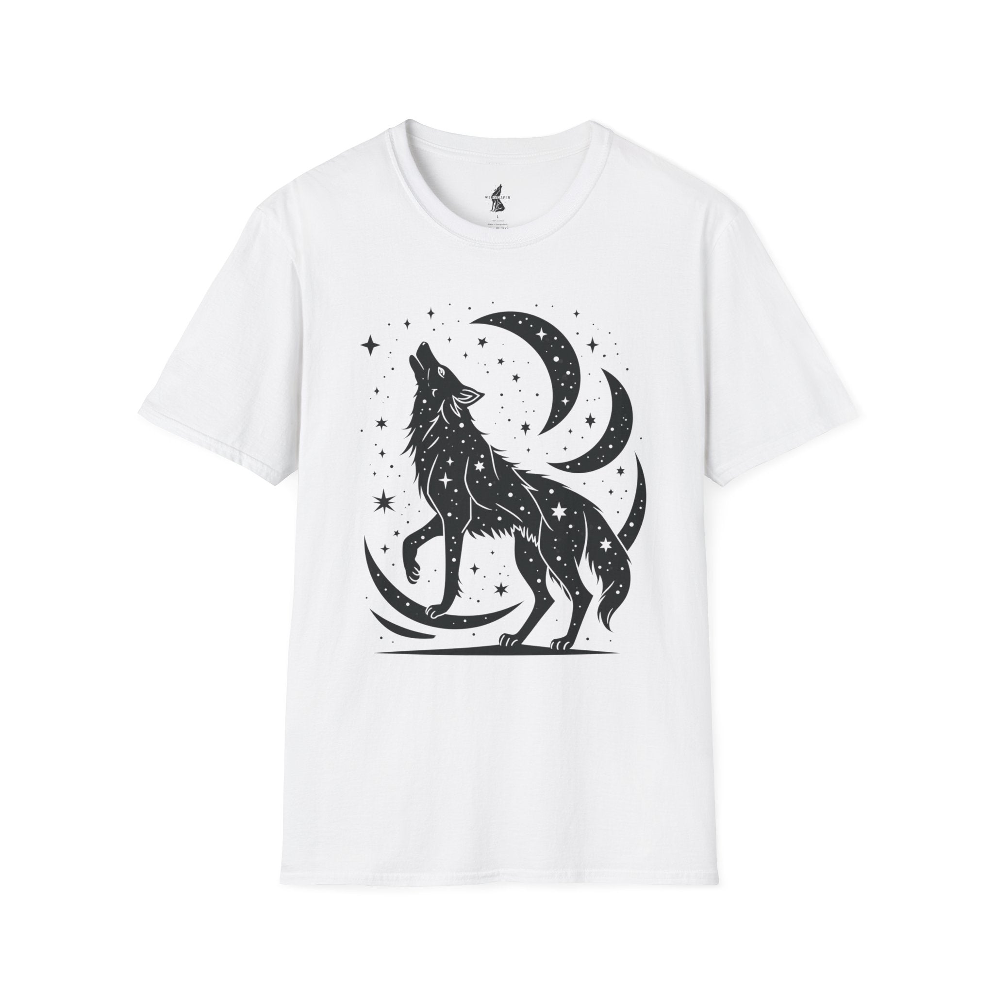 Celestial Howling Wolf T-Shirt