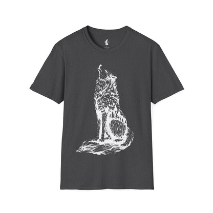 Howling Wolf Silhouette Nature T-Shirt