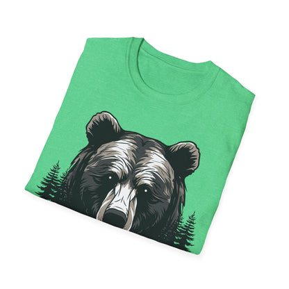 Unisex Bear Nature Softstyle T-Shirt - Wilderness Graphic Tee