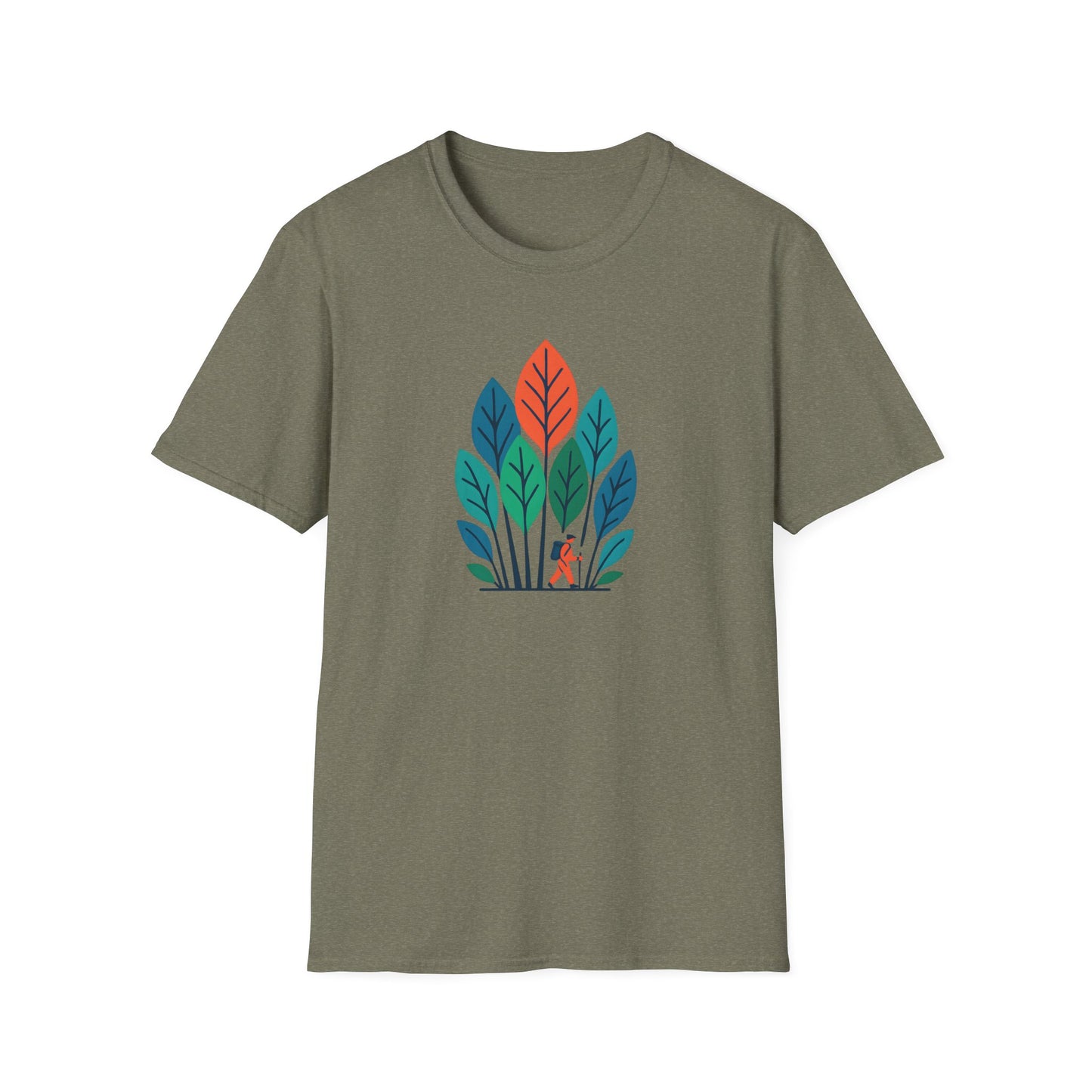 Hiker in Leaves T-Shirt