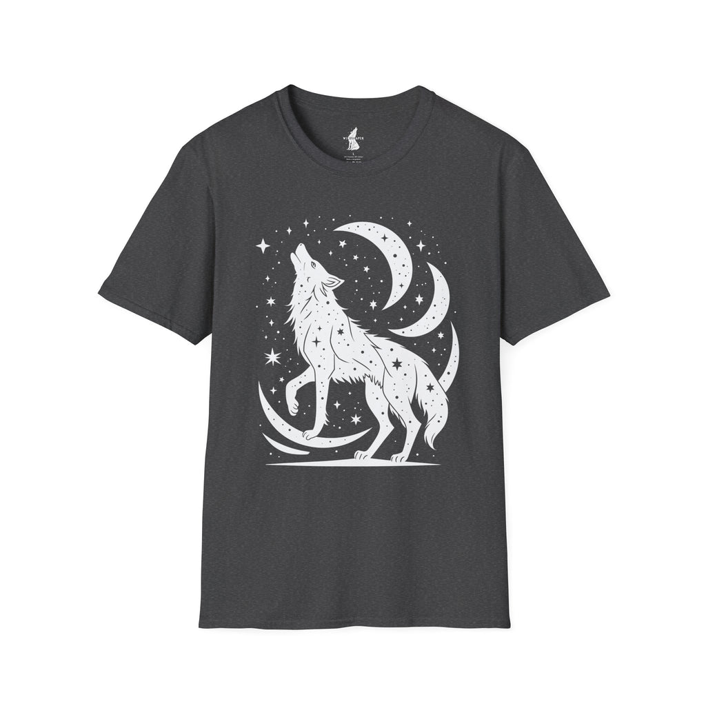 Celestial Howling Wolf T-Shirt