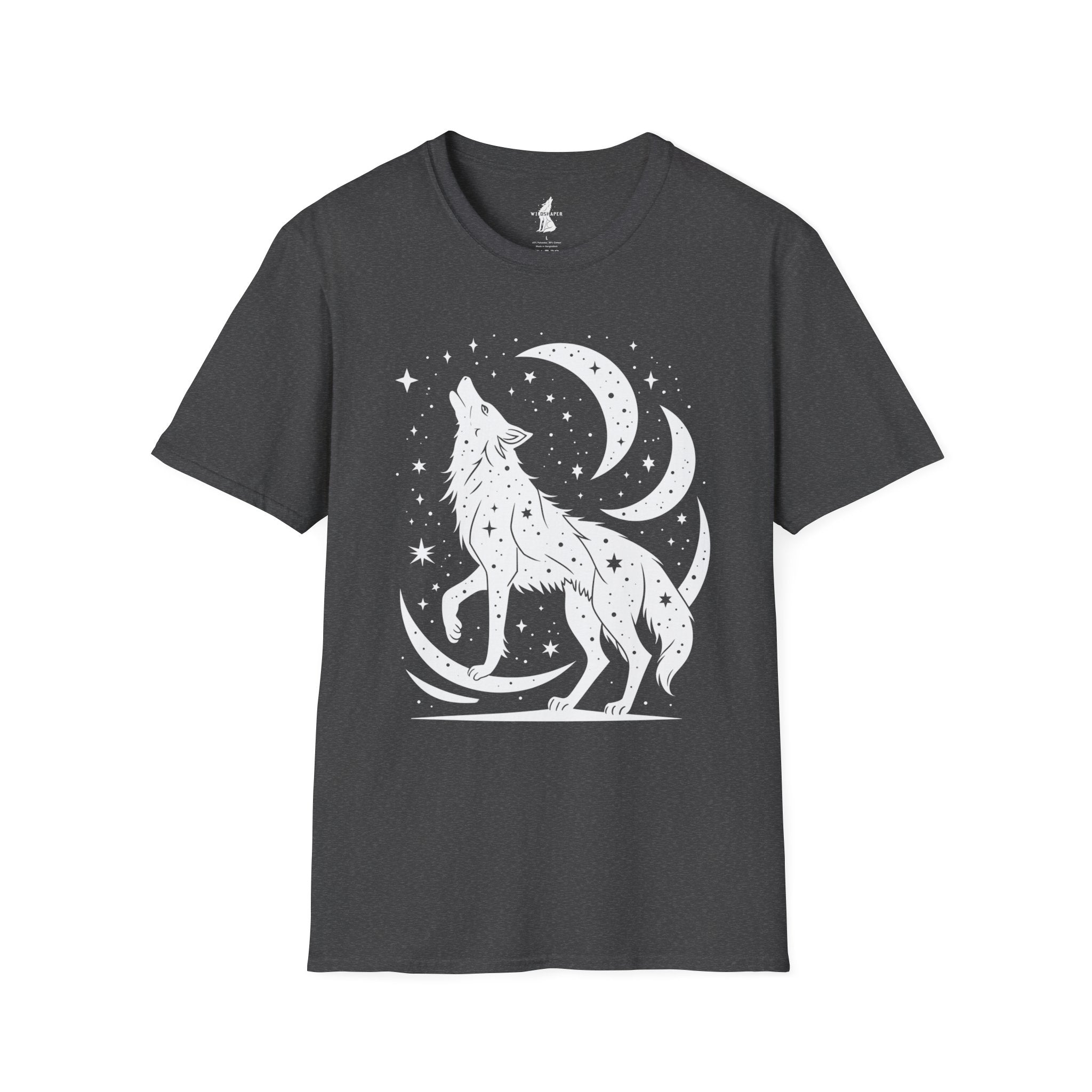 Celestial Howling Wolf T-Shirt