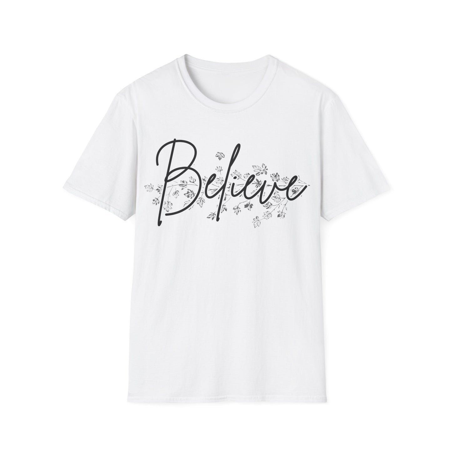 Inspirational 'Believe' Unisex Softstyle T-Shirt - Comfort for Every Occasion