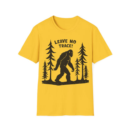 Leave No Trace! Unisex Softstyle T-Shirt for Nature Lovers