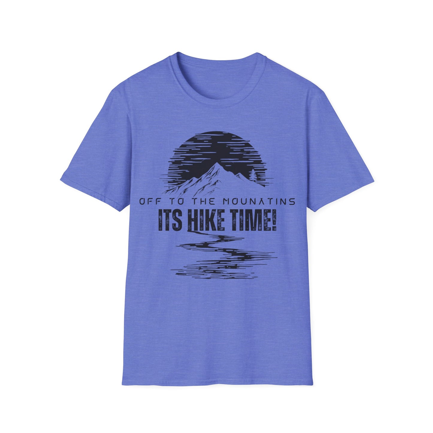 Outdoor Adventure Hike Time T-Shirt | Unisex Softstyle Tee for Nature Lovers