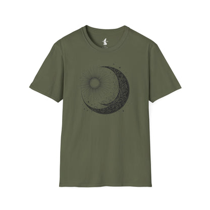 Sun & Moon Yin Yang Graphic T-Shirt
