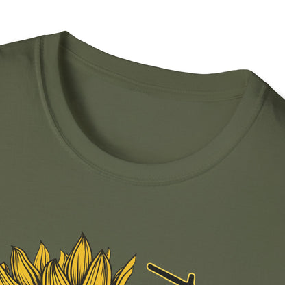 Flourish Sunflower Unisex Softstyle T-Shirt