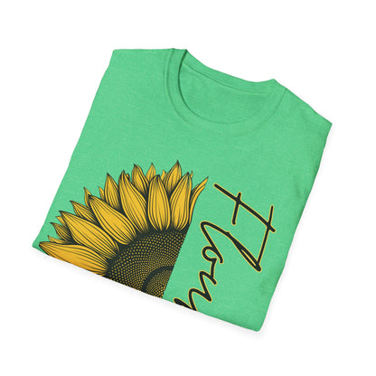 Flourish Sunflower Unisex Softstyle T-Shirt