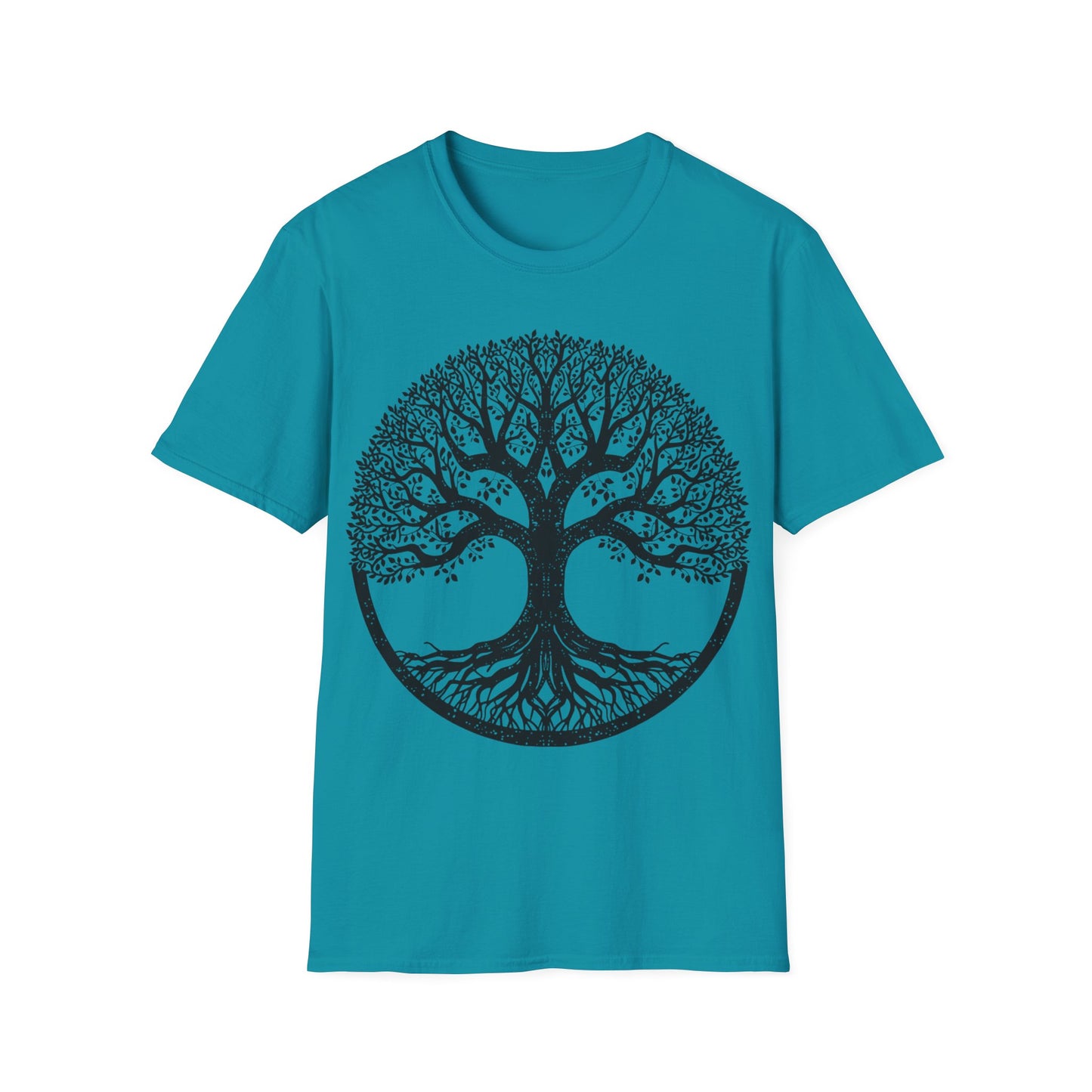 Tree of Life Unisex Softstyle T-Shirt – Nature Inspired Design for Eco-Lovers