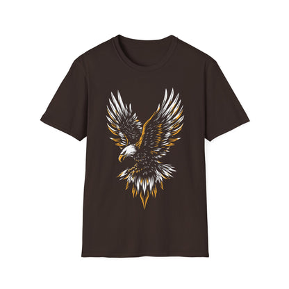 Eagle Adventure Unisex Softstyle T-Shirt - Bold Graphic Tee for Nature Lovers