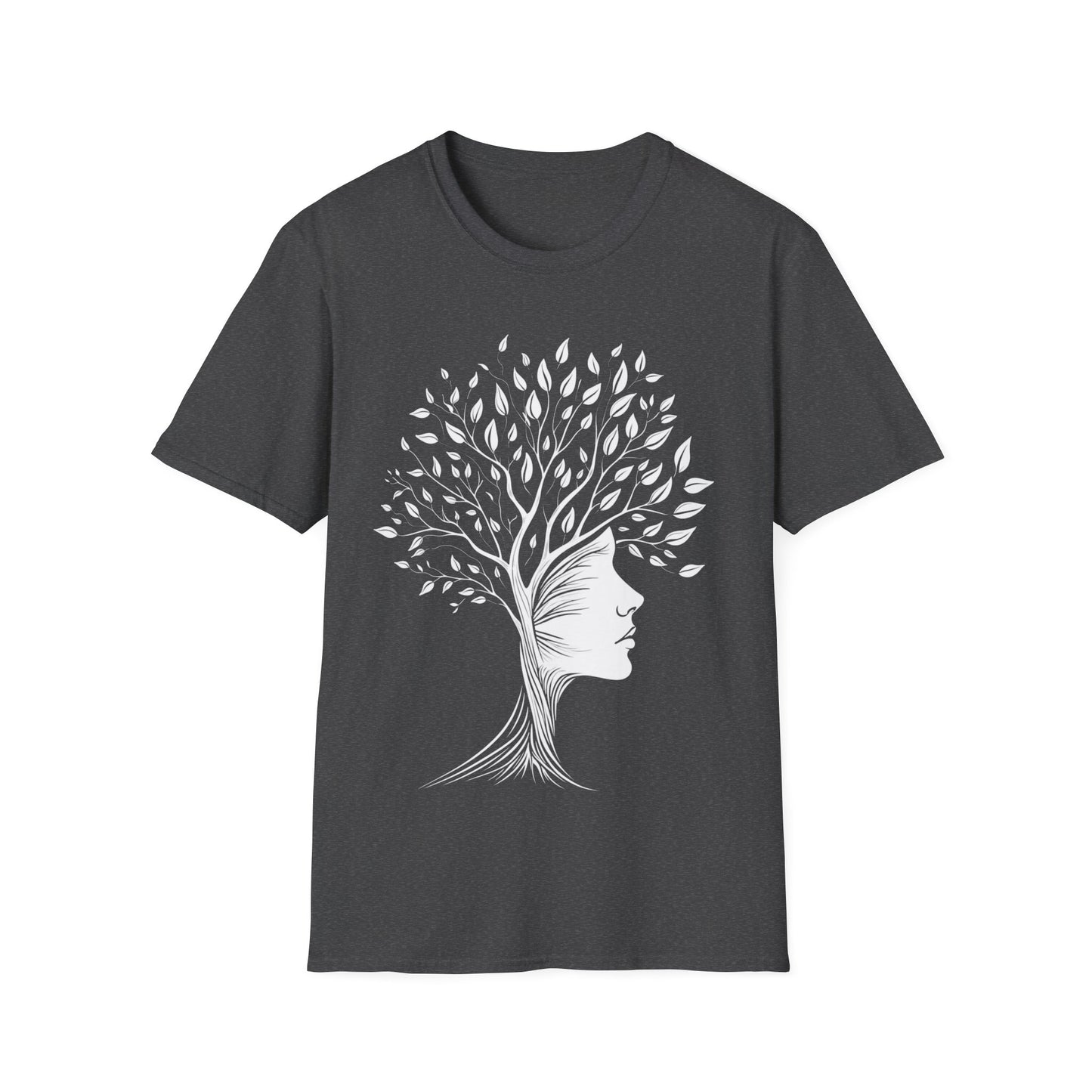 Nature-Inspired Unisex Softstyle T-Shirt - Tree of Life Design