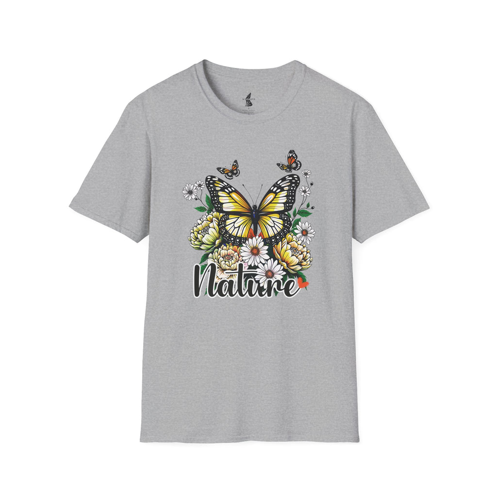 Nature Lover Butterfly Graphic T-Shirt