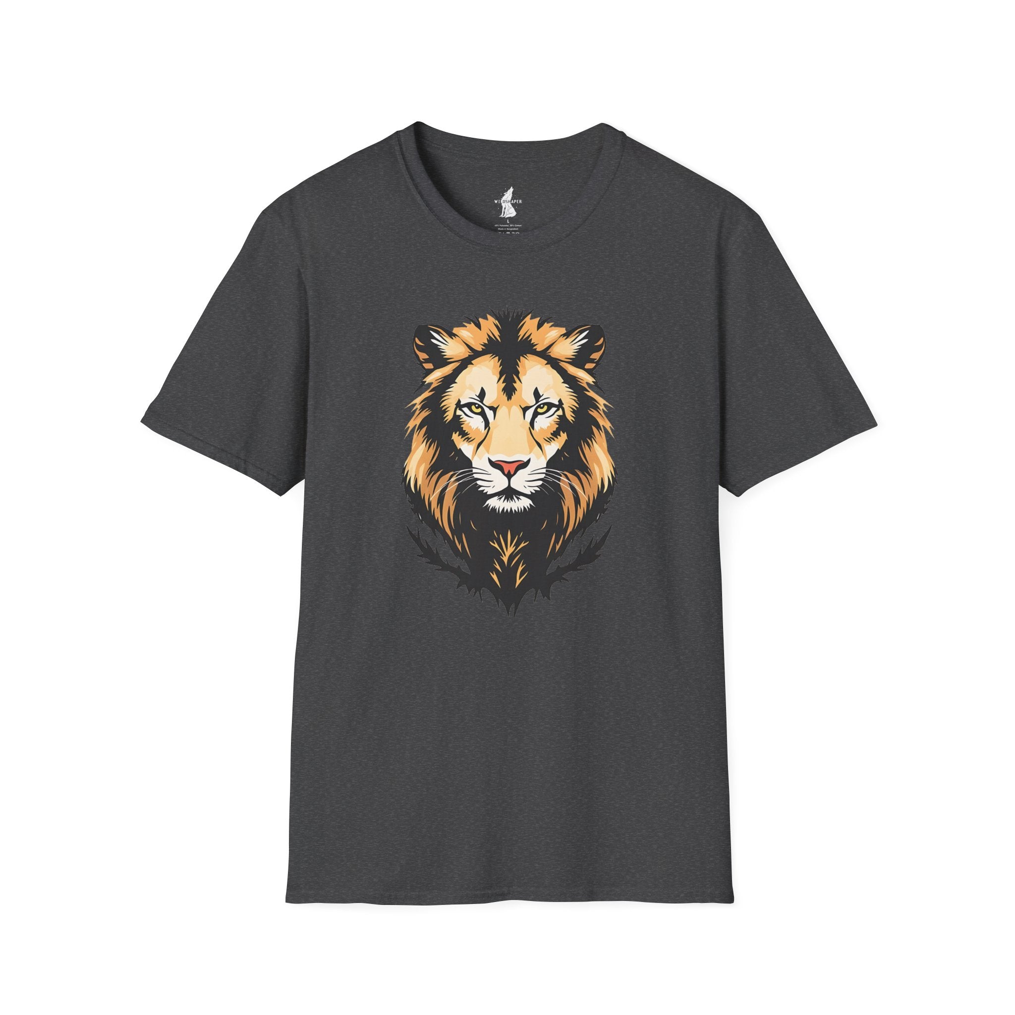 Lion Face Print T-Shirt