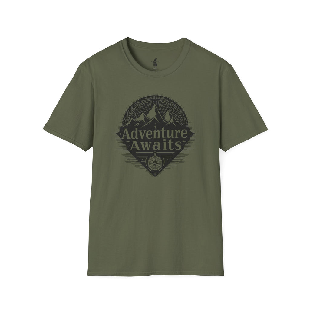 Adventure Awaits T-Shirt - Perfect for Outdoor Lovers and Explorers