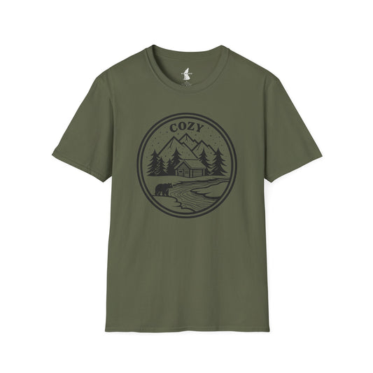Cozy Cabin in Nature T-Shirt